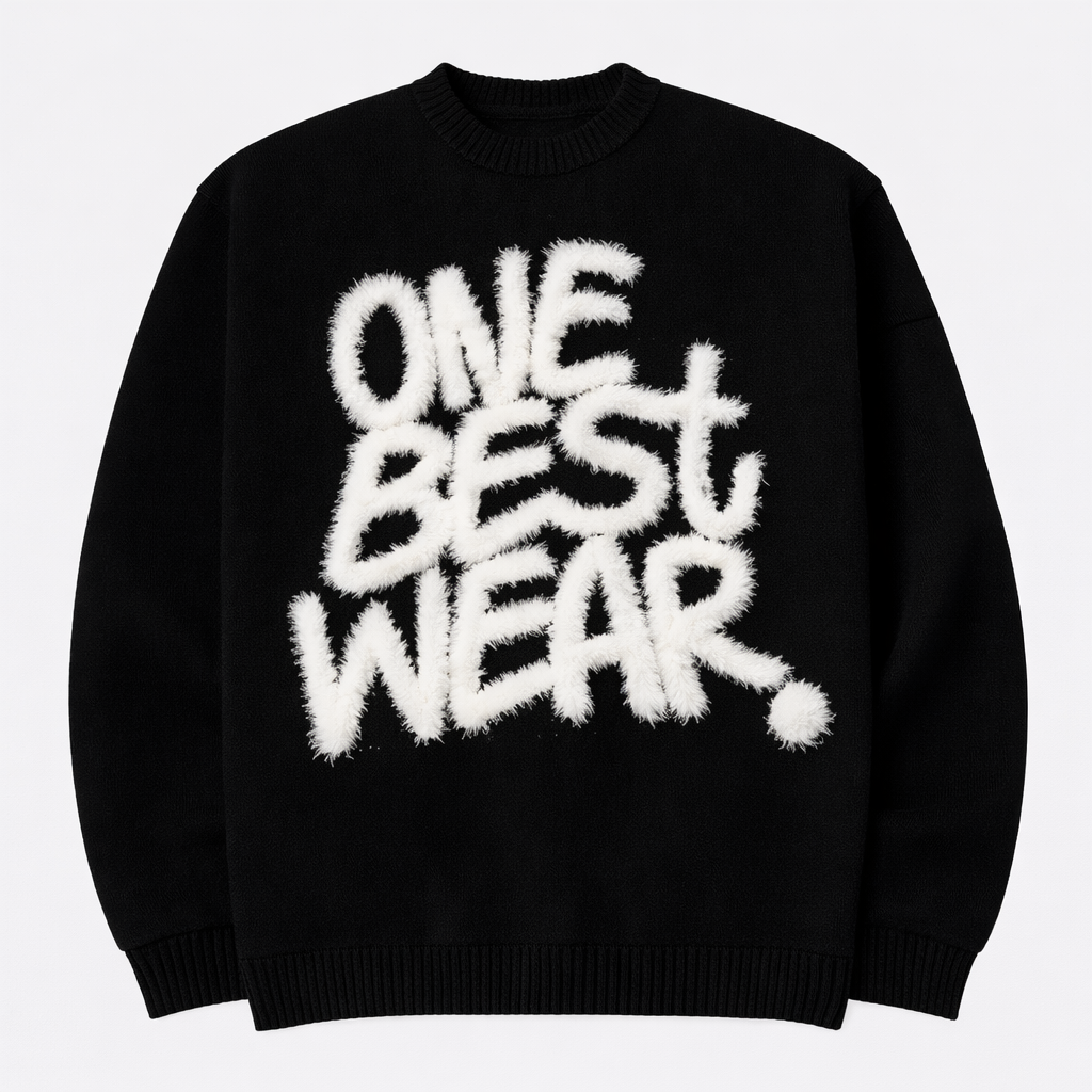 “STREET TAG” Statement Knit