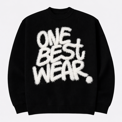 “STREET TAG” Statement Knit