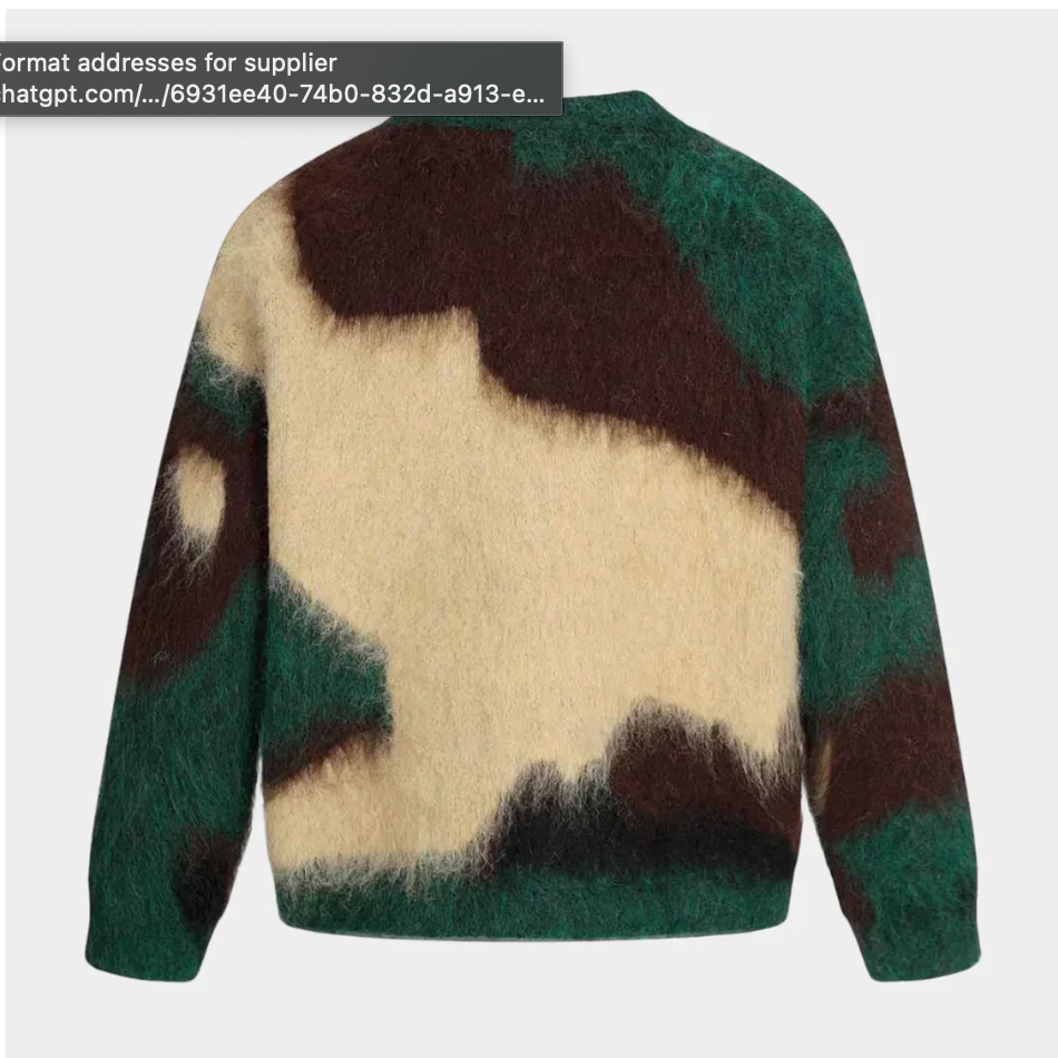 Camouflage Knit