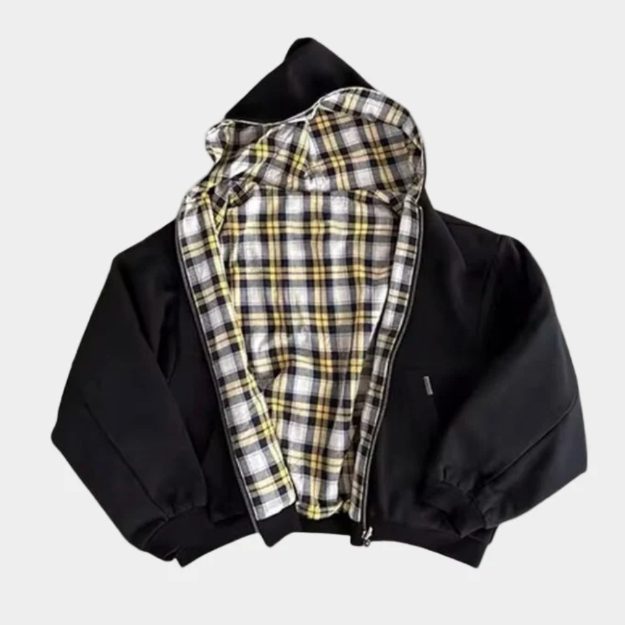 Checkered Inside Out Zippup