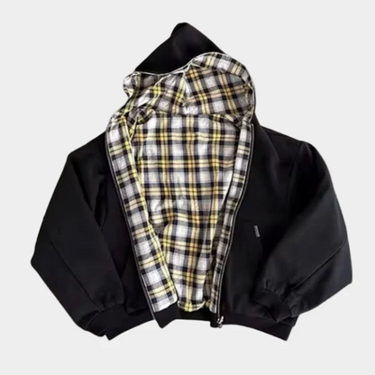 Checkered Inside Out Zippup